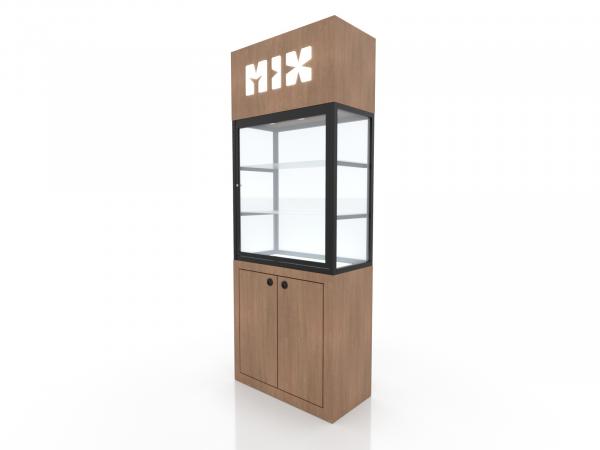 MOD-1158 Product Display Showcase with Graphics -- Back