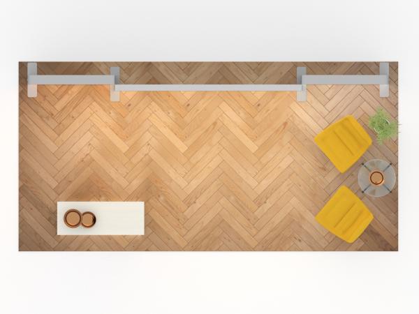 VK-4059 Trade Show Inline Exhibit -- Plan View